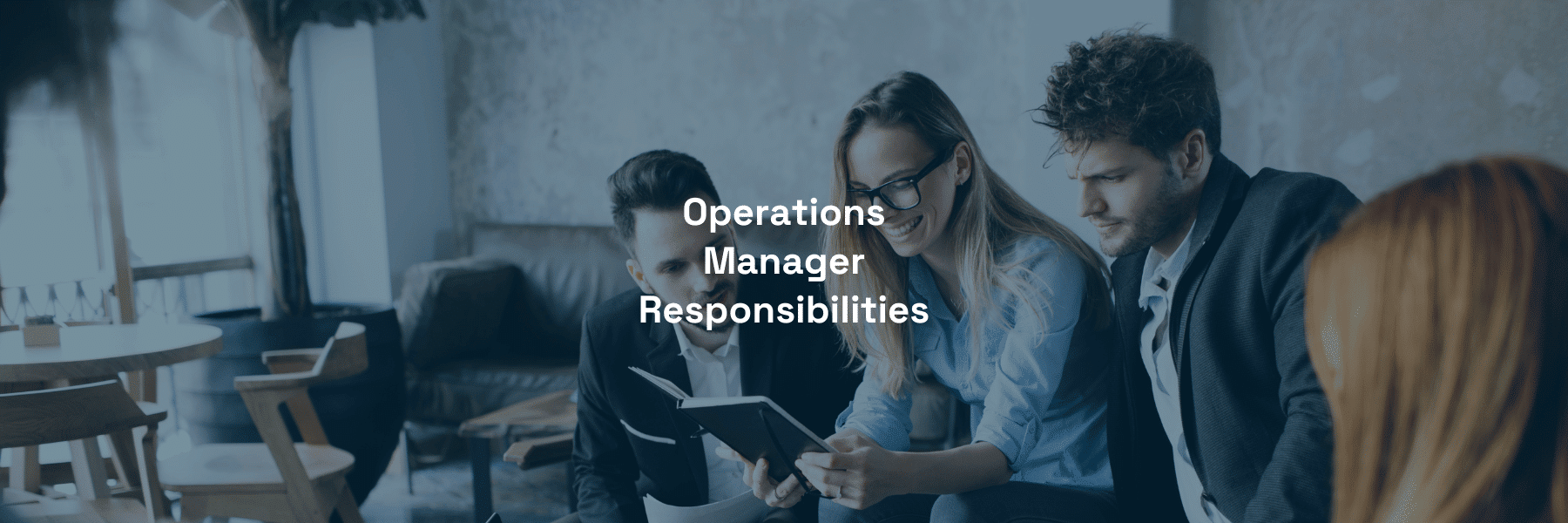 Operations Manager Responsibilities Banner